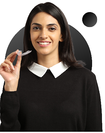 Girl with Invisible Flash Aligners | Better Than Braces |Easy Comfort and Fit | Engineered In India | For A Perfect Smile